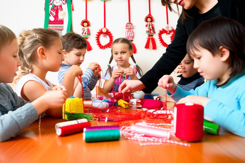 Мартенички работилница с родители